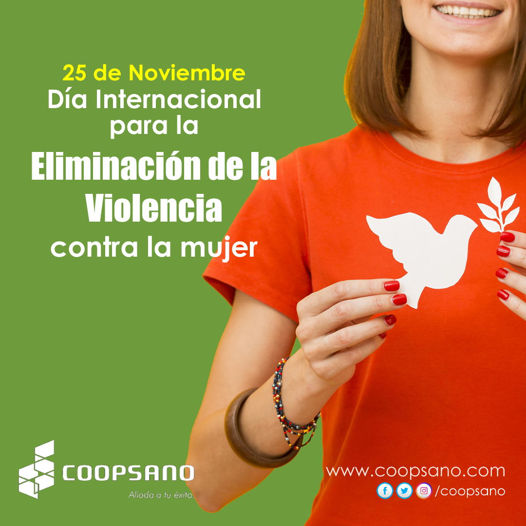 Una de cada 3 mujeres puede sufrir de abuso y violencia durante su vida. Esto es una completa violación a los Derechos Humanos, pero continua siendo una de las pandemias más invisibles y poco conocidas de nuestros tiempos.‼️

En este día te invitamos a reflexionar. #coopsano