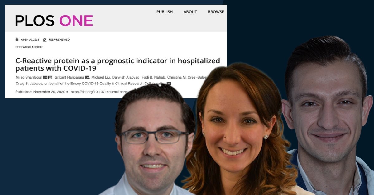 EmoryAnesthesia's tweet photo. Congratulations to Drs Sharifpour, Jabaley, Liu, Creel-Bulos, Nahab on their publication on Nov 20, 2020
Read the article here: https://t.co/VDWlNNa3lG
#emory #emoryresearch https://t.co/vnbA4fWdcY