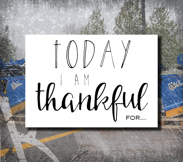 What are you thankful for? We want to hear your stories. 

Psalm 107:1 says, 'Oh give thanks to the Lord, for he is good, for his steadfast love endures forever!' 

#kage #kageinnovation #snowplow #snowpusher #snow #snowfun #snowfighter #snowplowmafia #bigplows.com #thankgiving