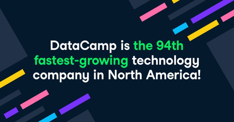 BelChamUSA's tweet photo. Congrats, @DataCamp! Top 100 @Deloitteโs #TechFast500 with growth of 1,232% from 2016 through 2019. ๐ More here: https://t.co/NLL3LWBtbF https://t.co/1RXgPcvMJZ