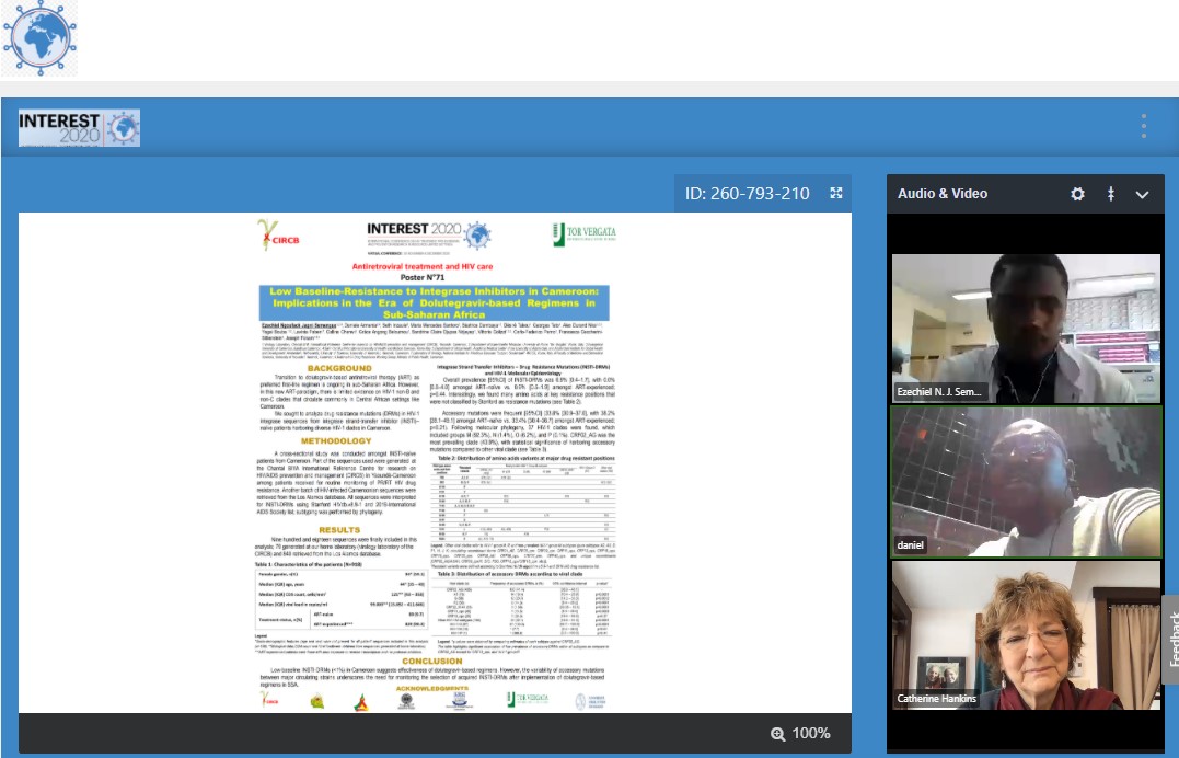 INTERESTconf's tweet photo. Thank you to @DrTimMastro, @LuoChewe, Kwasi Torpey, @HankinsCanfemme and @AntonPozniak for leading the guided poster tours! We are so inspired by the wonderful young researchers! #INTEREST2020 #virtualINTEREST https://t.co/WPhDEHc7EB