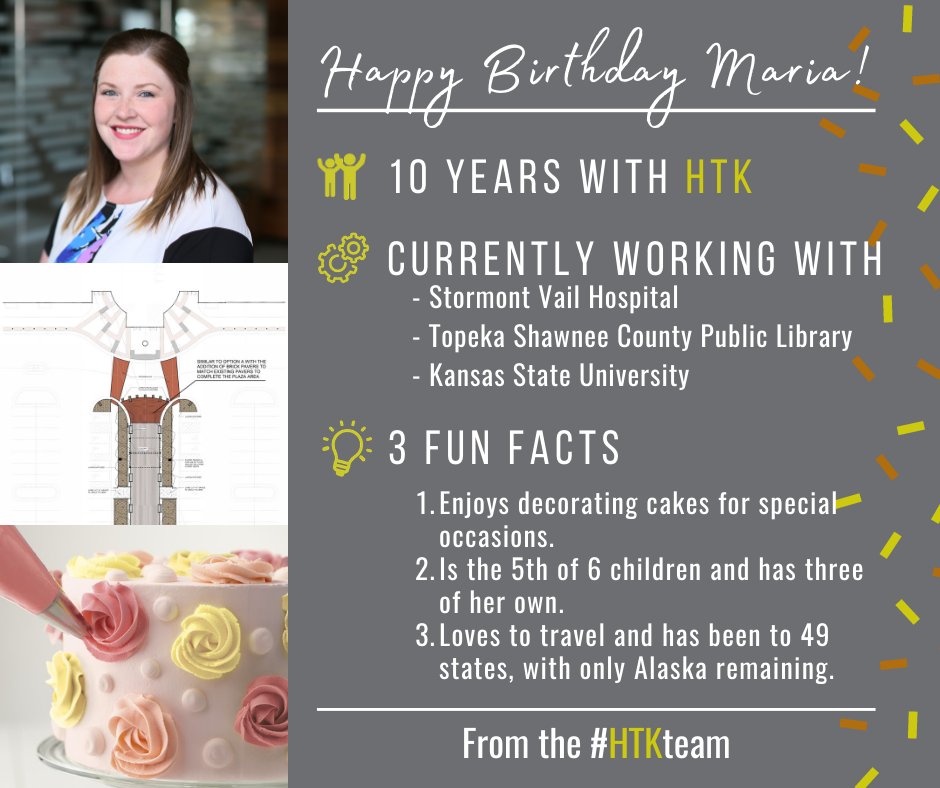 Happy Birthday, Maria!! 🥳😊💚🧡🖤#HTKArchitects #HTKTeam #HTKculture #HappyBirthday 
To learn more about Maria, go to htkarchitects.net/employees/mari…