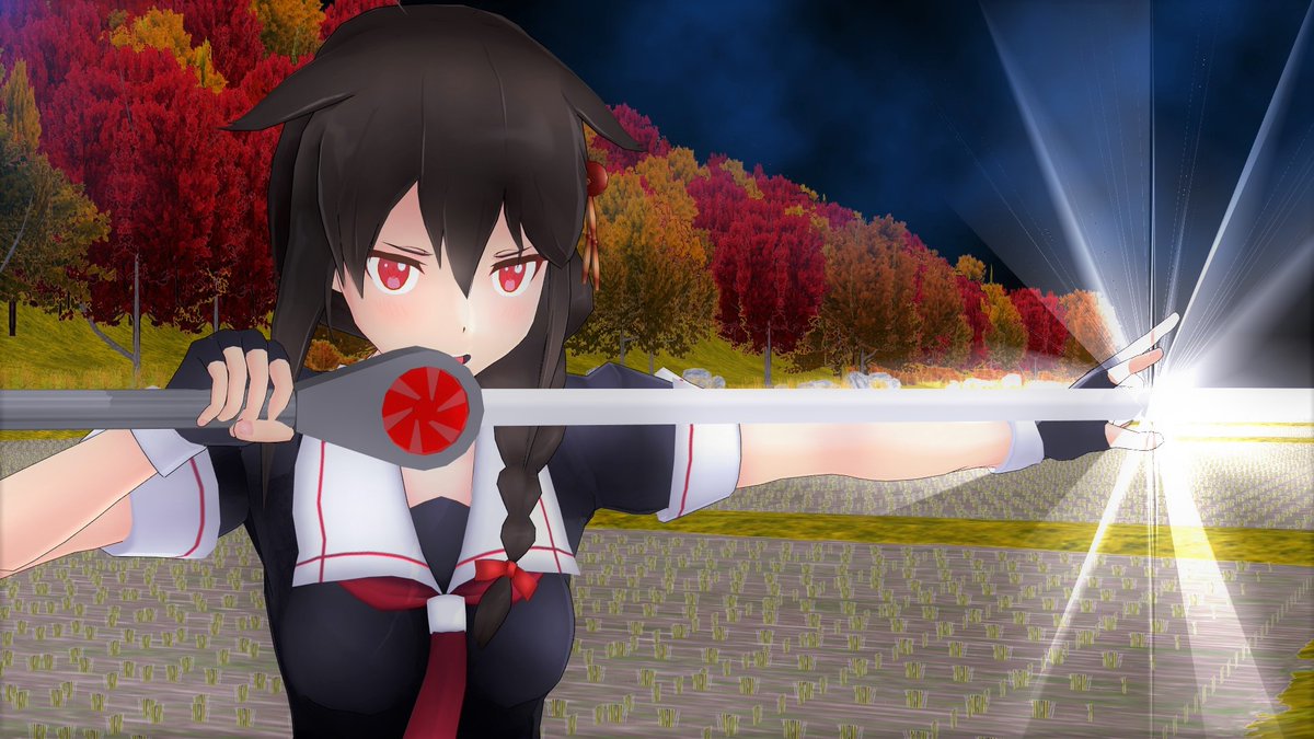 パラオ泊地のnonbiri提督 For Mmd 進化してたらrt見た人もする 第2弾 多分 ぽんぷ式時雨改二で 左 18年9月初期 pc壁紙用静画作成 右 年10月7日 紙芝居風試作静画で作成