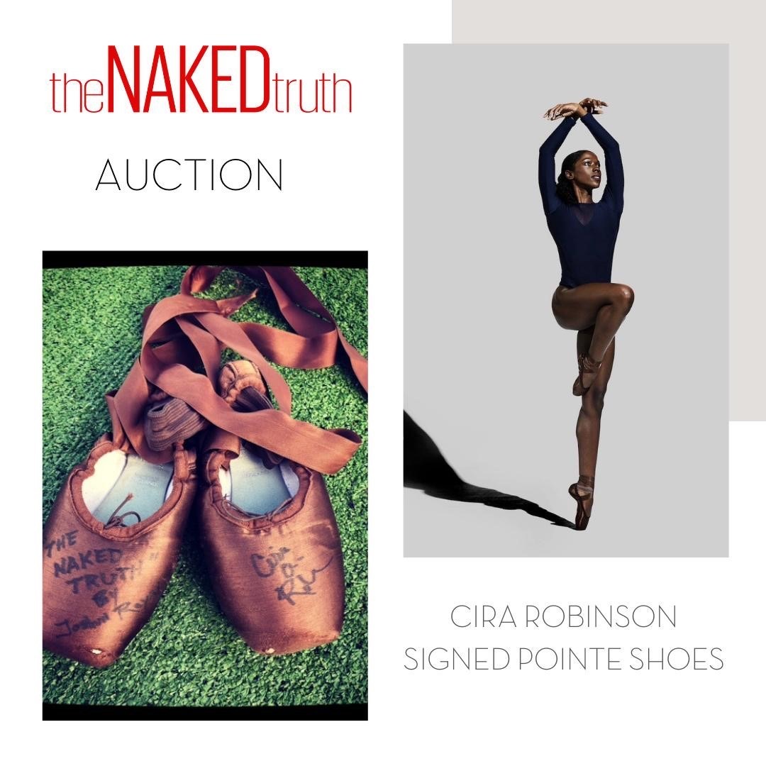 StreamMovement's tweet image. During “The Naked Truth” we will be holding an auction of signed pointe shoes from Cira Robinson, Sasha Mukhamedov and Mara Galeazzi. 
Join us next week to see Cira’s dance film and for the chance to buy these one of a kind shoes. 
Join the event here 👇
hivthenakedtruth.com