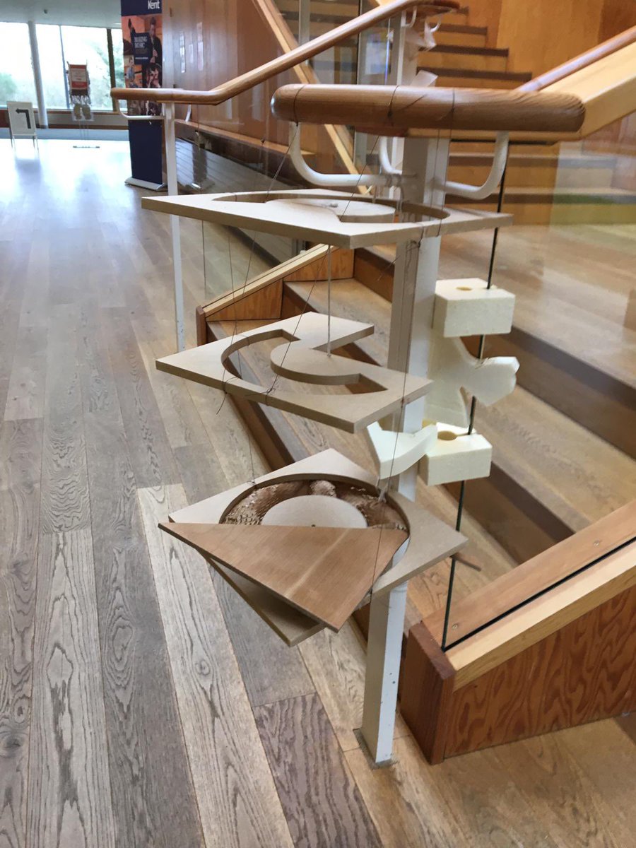 Go and check it out 👍🏼 

<a href="/kent_arch/">Arch Clarence Kent</a> have been getting on with an exciting project this week within Colyer Ferguson. 

Constructing small scale temporary models made from a collection of materials, exploring gaps and voids within the space.

#architecture #space