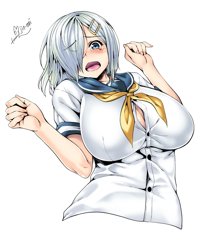 以前に描いたのを少し手直しして
#浜風進水日 