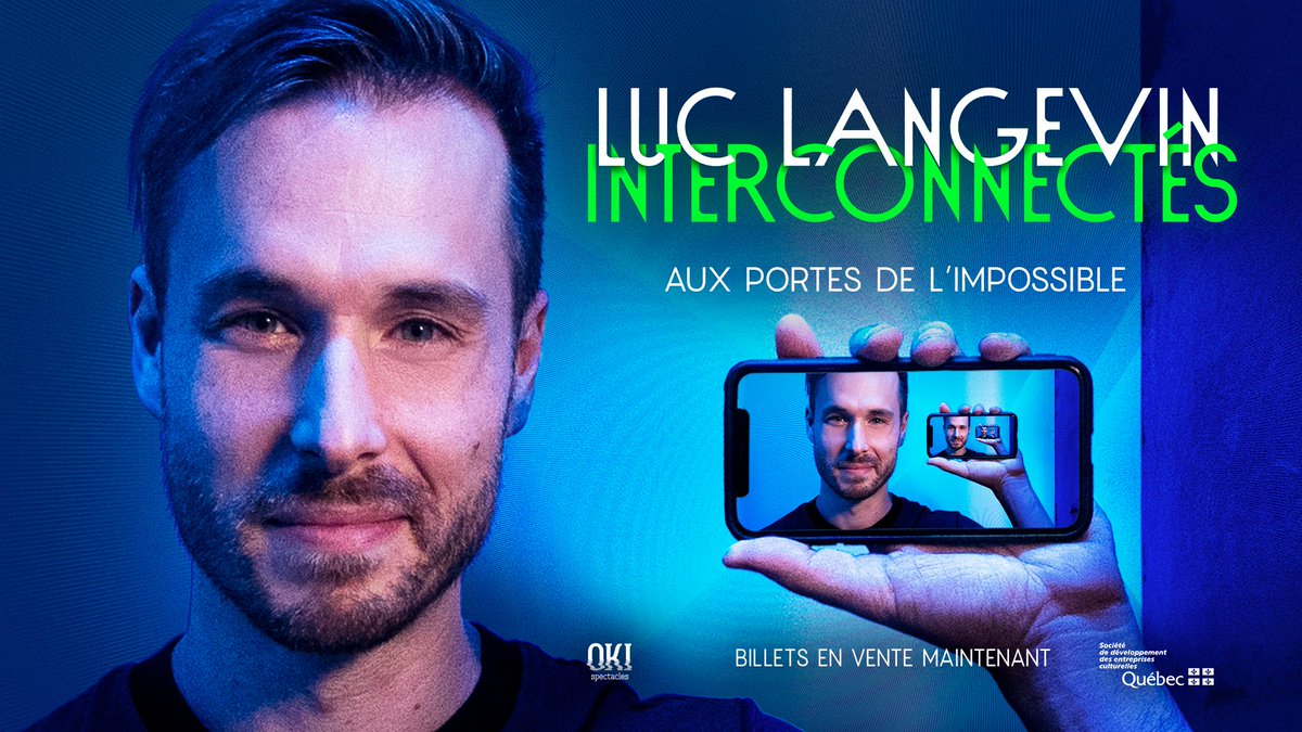 Il reste officiellement un mois avant Noël! C'est le temps de commencer à penser aux cadeaux que vous souhaitez faire...

Billets (Canada): luclangevin.com/interconnectés
Billets (Europe): luclangevin.com/europe/interco…

#luclangevin #interconnectés #magie #illusions #illusionniste #numérique
