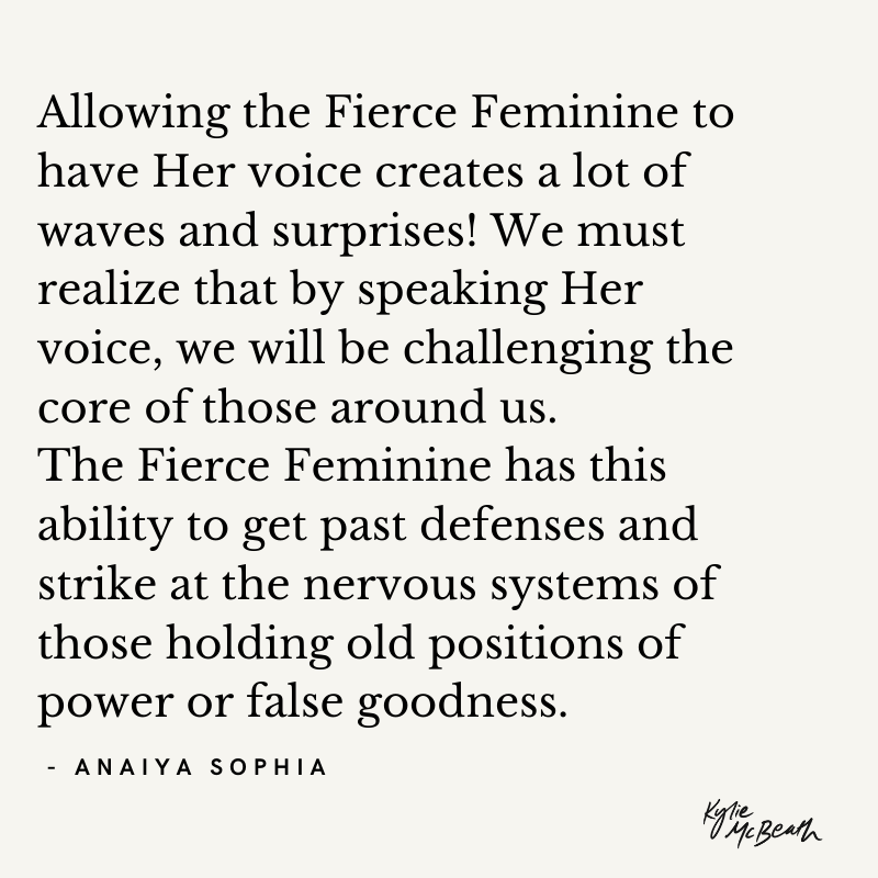 Reading these words light up my whole body. I know Her well...and she brings a grin to my face. She comes with medicine -- the medicine of liberatory love. A medicine that invites us into the places we've repressed, shut down, or avoided.