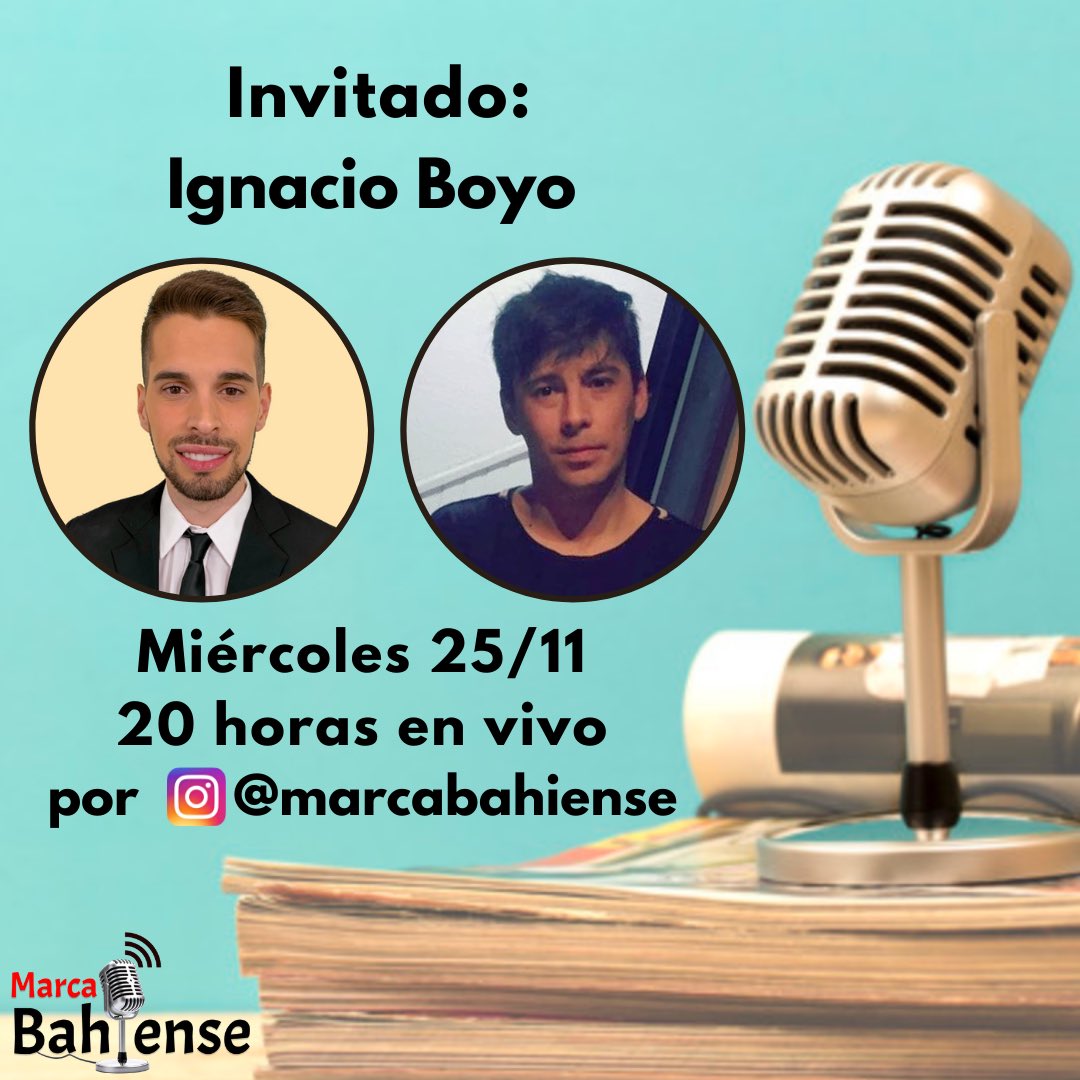 marcabahiense's tweet image. • Hoy en @MarcaBahiense, Ignacio Boyo, cantante de @elojodaltonico.

• En vivo a partir de las 20 horas.