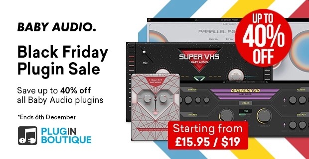 Baby Audio Black Friday Sale - up to 40% Off 🚀
https://t.co/YIWGWd3xHp
@PluginBoutique #plugindeals #pluginsales #DTM #DTMer https://t.co/pnJ5UvHu4o