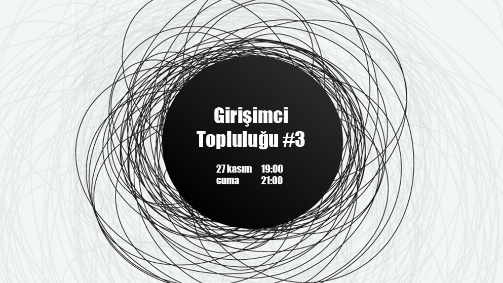 Girişimci Topluluğu#3 ile bir araya geliyoruz. Bu etkinliği Başka Bir Okul Mümkün girişimi ile 2016 yılında Ashoka Fellow seçilen Burak Ülman, NEXLAB Girişimcilik Platform Direktörü Furkan Eyikul ve Bursa Uludağ TTO Girişimcilik ve Şirketleşme Uzmanı Yarenur Türe kolaylaştıracak.