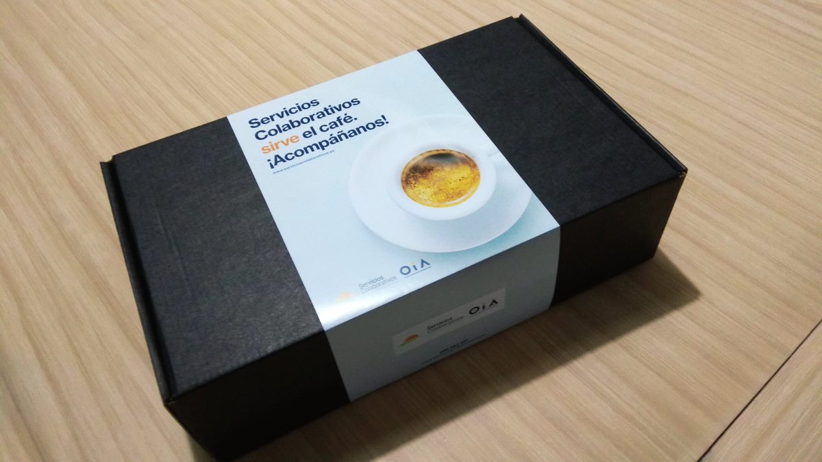 ¡¡Ya tenemos en la oficina nuestro Kit Coffee!!! 😍☕️

Asiste al I Foro de <a href="/SColaborativos/">Servicios Colaborativos</a> para Industrias #Agroalimentarias y consigue el tuyo. 

📝  bit.ly/35ZnM8z