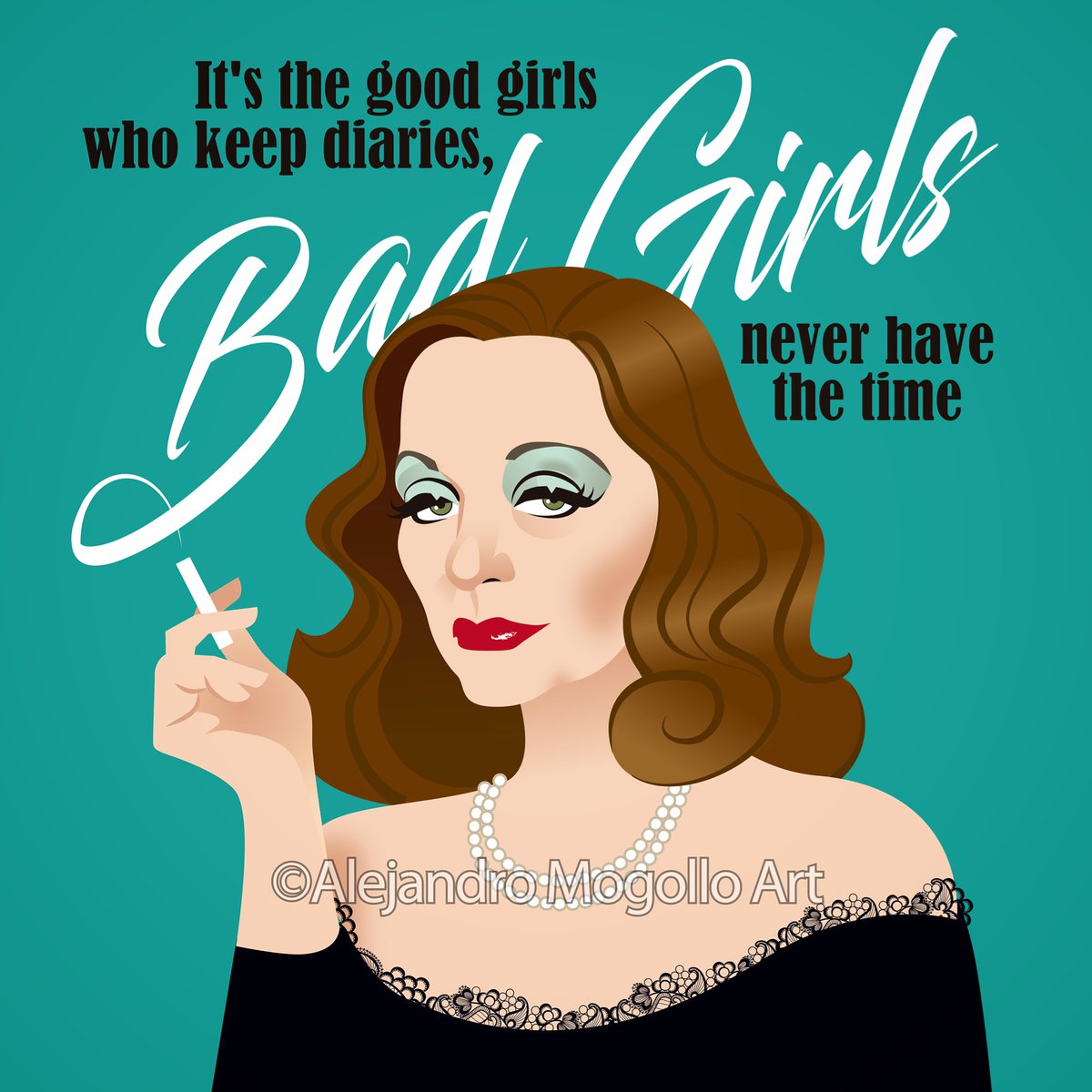 alemogolloart's tweet photo. Of course, itβs Tallulah dahling!
The incomparable Tallulah Bankhead, in one of my favorite quotes from her. Which one is yours?
#tallulahbankhead #tallulah #dahling #badgirls #oldhollywood #campqueen #alejandromogolloart https://t.co/8W54lWZtCu