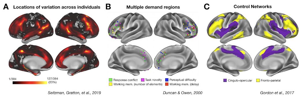 Caterina Gratton (@grattoncaterina) on Twitter photo We have a new lab preprint (led by Derek Smith, <a href="/_DCPerez_/">Diana C Perez</a> <a href="/alexis_porter21/">Alexis Porter</a>, <a href="/allydworetsky/">Ally Dworetsky</a>)
psyarxiv.com/9e28n/
on the importance of individualized fMRI approaches in cognitive control, esp to address specificity/multi-functionality of regions
Let us know what you think We have a new lab preprint (led by Derek Smith, <a href="/_DCPerez_/">Diana C Perez</a> <a href="/alexis_porter21/">Alexis Porter</a>, <a href="/allydworetsky/">Ally Dworetsky</a>)
psyarxiv.com/9e28n/
on the importance of individualized fMRI approaches in cognitive control, esp to address specificity/multi-functionality of regions
Let us know what you think