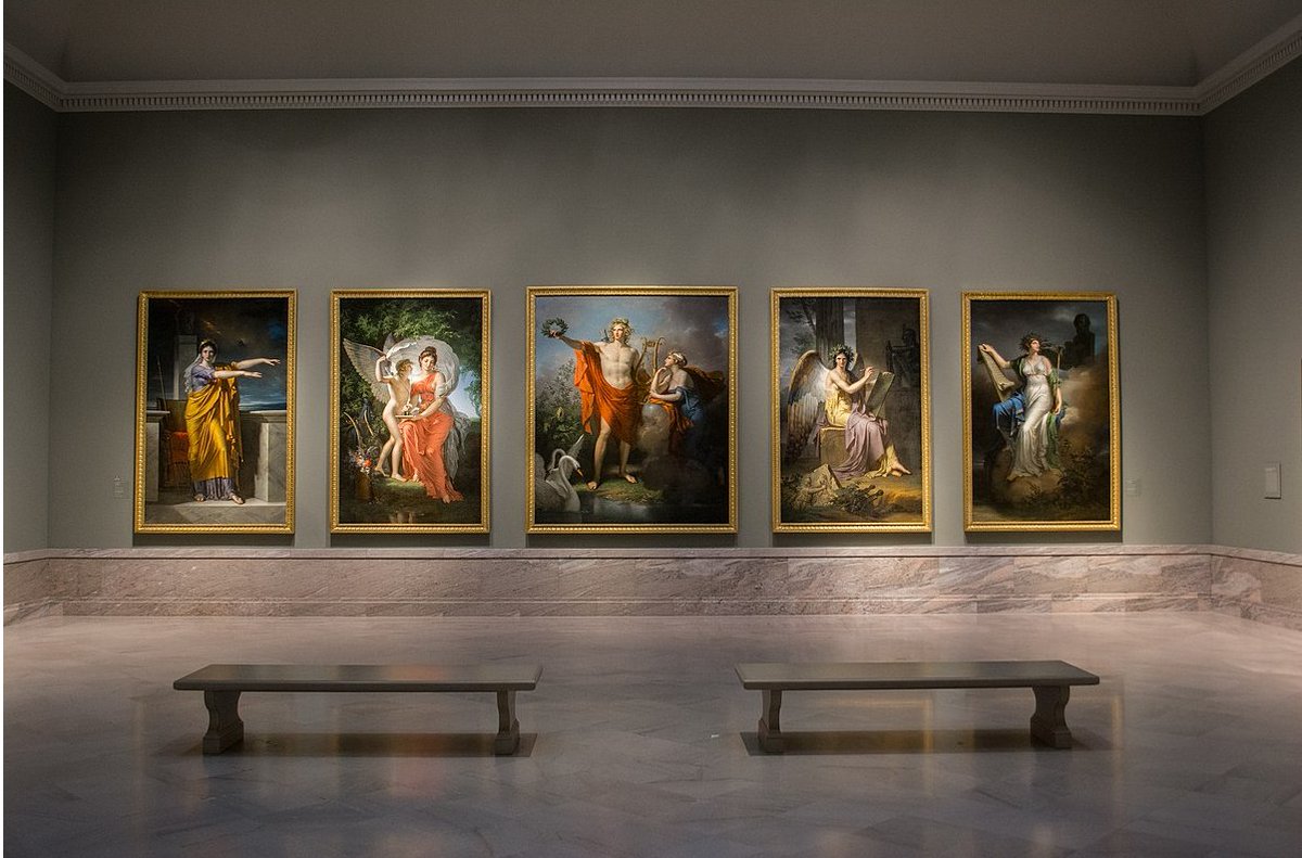 ludka142's tweet photo. 25 listopada 1768 w Paryżu
~ur. się Charles #Meynier, francuski malarz neoklasyczny i dekorator.
Galeria malarstwa renesansowego w Cleveland Museum of Art.
Polyhymnia, Erato, Apollo, Clio, Calliope. https://t.co/eNKTc3dPxP