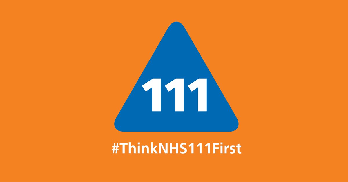 GWH_NHS's tweet photo. From December, we will be joining other healthcare providers in adopting the new #ThinkNHS111First programme. As part of our planning, itβs important we hear from you about your experience of using the NHS 111 service: https://t.co/r3j5Z7RVqv https://t.co/irIRwP2ygv