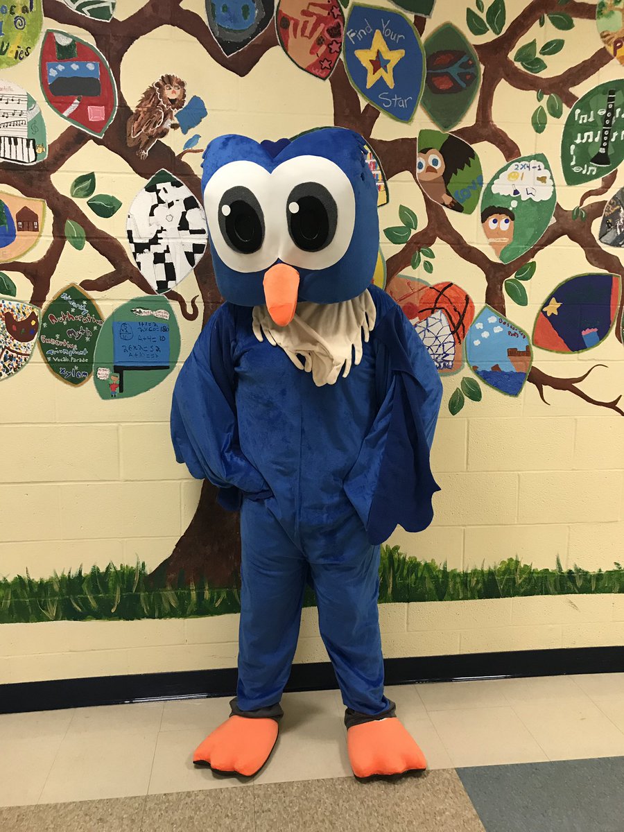 Cove Elementary’s new school mascot. We are asking the students help to vote on it’s new nickname starting next week!!! <a href="/CoveSchoolOwls/">Cove Elementary School</a> @beverly_schools
