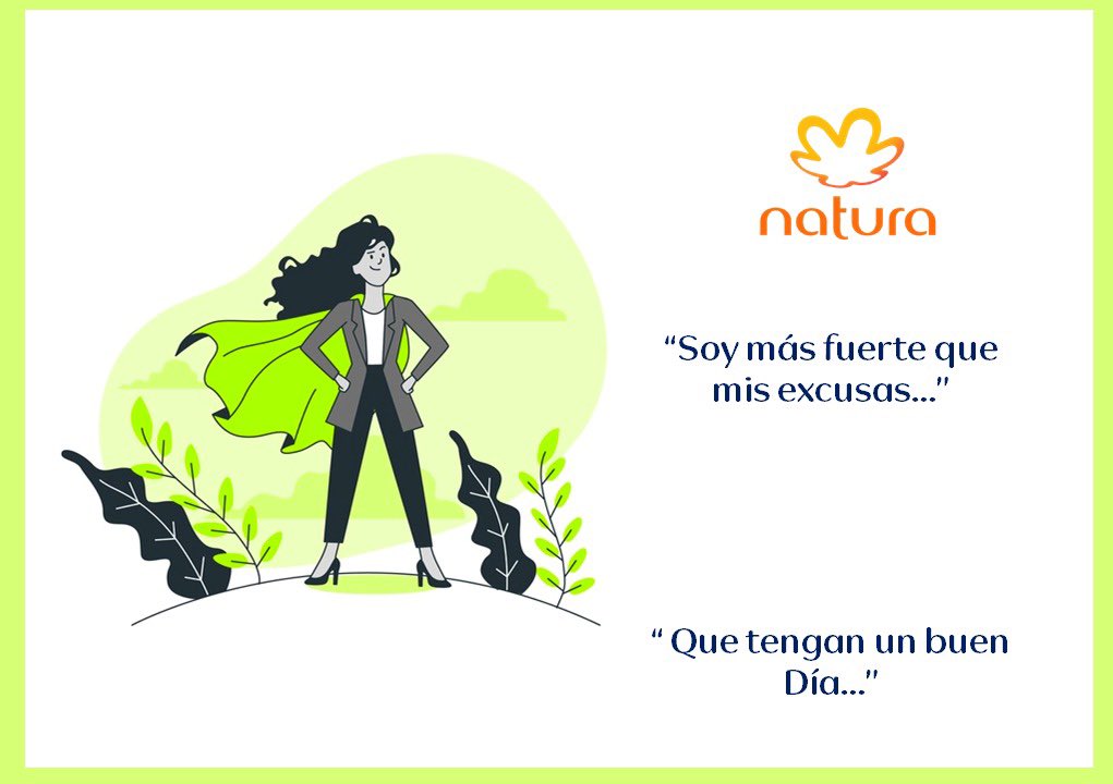 NataliaRiv's tweet photo. #naturasectorangeles #soymasfuerte #natura soy más fuerte que mis excusas 🦾 https://t.co/uHgPWjlOgs