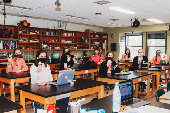 These remarkable <a href="/ElmwoodDotCa/">Elmwood School</a> Grade 12 IB students finished their Extended Essays (aka 4000 word research papers) last week. It's a feat they should be proud of and this experience will serve them well in university next year. These cupcakes were definitely well-deserved!