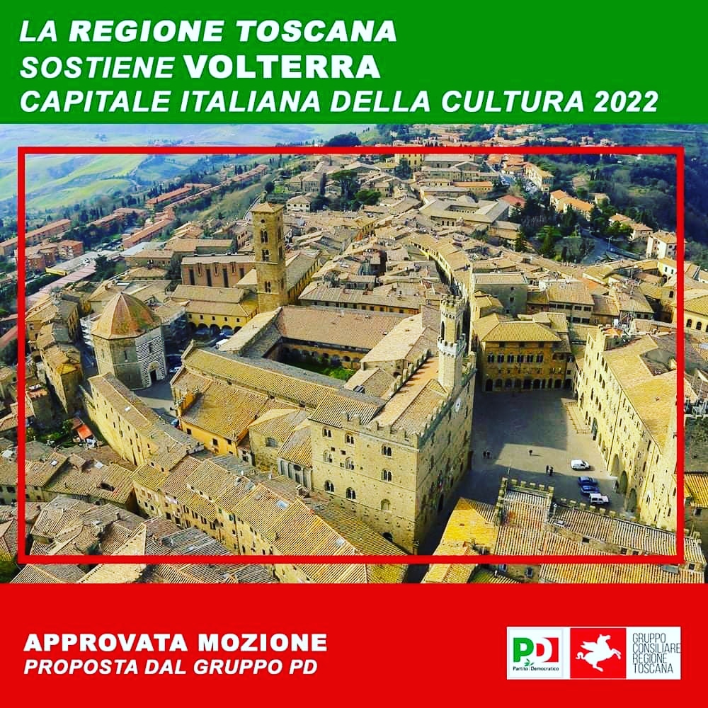 AndreaPieroniPi's tweet photo. Mozione a sostegno di #volterracapitaledellacultura2022 approvata in aula @CRToscana @GruppoPdToscana https://t.co/uILLuUvMkE