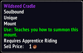 PriestIvy's tweet photo. Check out this item I just got! [Wildseed Cradle] #Warcraft https://t.co/aPEHIP0512