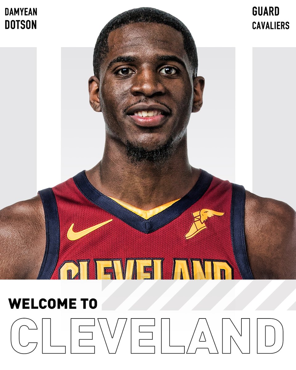 cavs's tweet photo. OFFICIAL: #Cavs sign G @wholeteamDot to multi-year contract.

DETAILS: https://t.co/UFz0MWwjK9 https://t.co/hRSWtVriX7