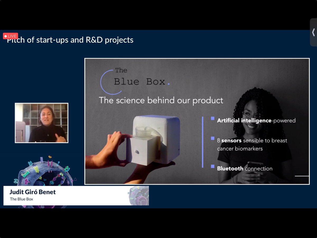 TheBlueBox_ai's tweet image. Thank you, @IBECBarcelona &amp;amp; @Pole_Medicen for having us today!
We just presented The Blue Box at the “Bioengineering and Medtech against Cancer&quot; international event. So inspiring ✨
#bioengineering4cancer
#bioengineer #breastcancer #cancer #StartUp