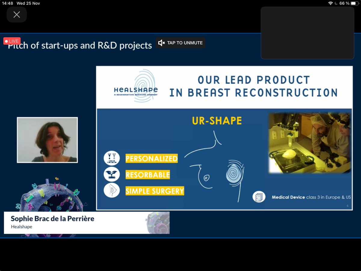 TheBlueBox_ai's tweet image. Thank you, @IBECBarcelona &amp;amp; @Pole_Medicen for having us today!
We just presented The Blue Box at the “Bioengineering and Medtech against Cancer&quot; international event. So inspiring ✨
#bioengineering4cancer
#bioengineer #breastcancer #cancer #StartUp