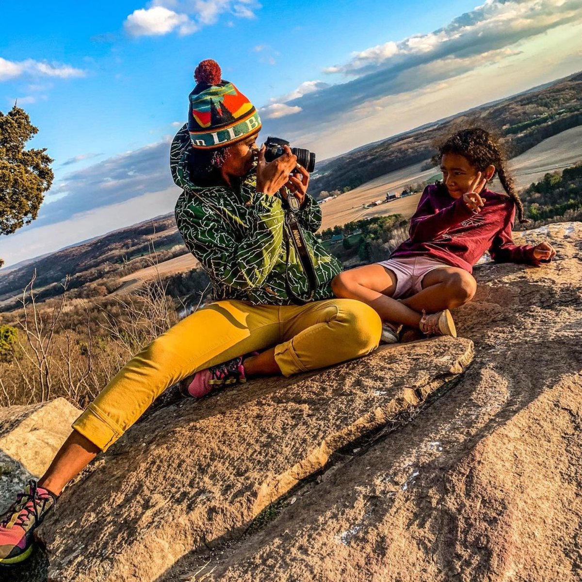 LLBean's tweet photo. #LLBeanPartner Dineo Dowd (Instagram's dineodowd) is an outdoor enthusiast and author of four children's books about hiking, camping and spending time outside: "All it takes for a child to become inspired is to see a photo of someone in nature who looks like them." https://t.co/9QOPXDJ3CI