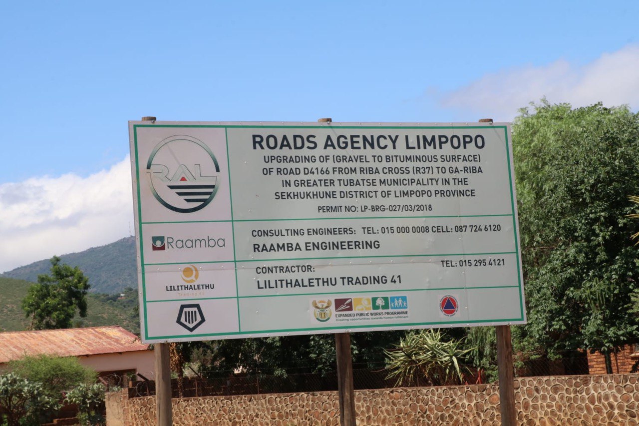 Roads Agency Limpopo An On Going 11km Road Project Linking Ga Riba Community To R37 Near Burgersfort To Be Completed In March 21 The Road Passes Through Mountains But Upon Completion It