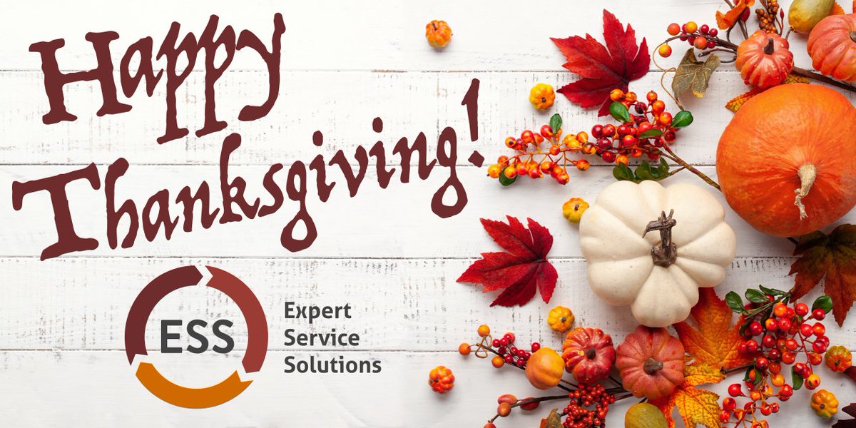 ESS_MobileApps's tweet image. In this most unprecedented of times, it is important to remember to be thankful for what we have. We are grateful for your loyalty and humbled by the trust you’ve shown in us. We appreciate your business! We wish you and your families a very Happy Thanksgiving! ESS Team