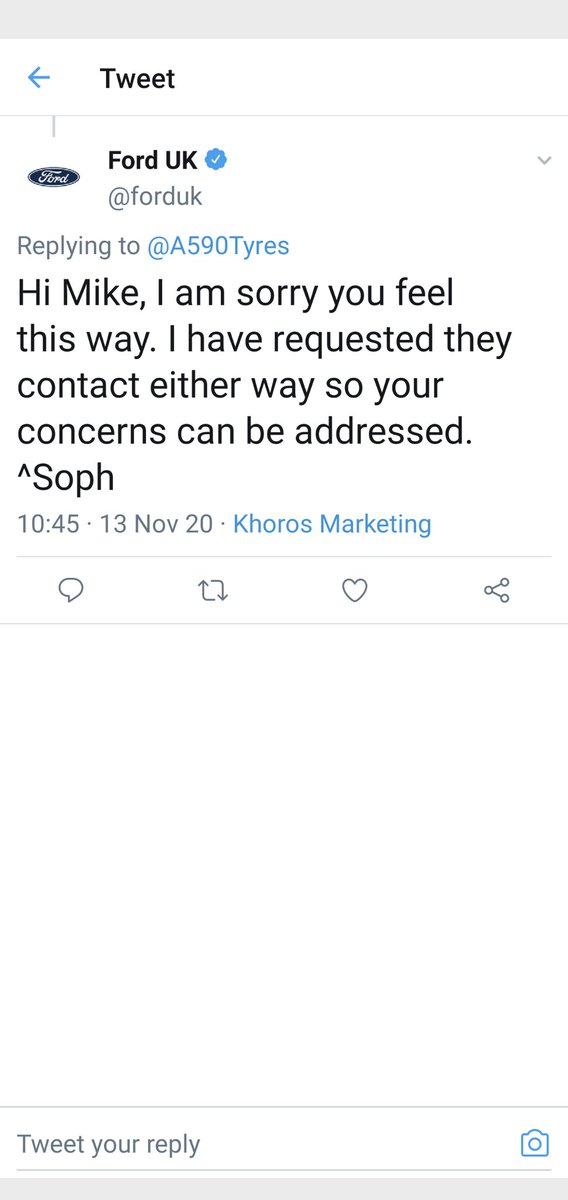 AgroTyre's tweet photo. Thinking of buying a @forduk  this is the service you can expect.

3 weeks no calls have come, I'm going under.

A garage I just spoke to has 19 vans in with the same issue and a 14 week wait list to fix them.

Ford don't give a shit https://t.co/vpBv3jdAS2