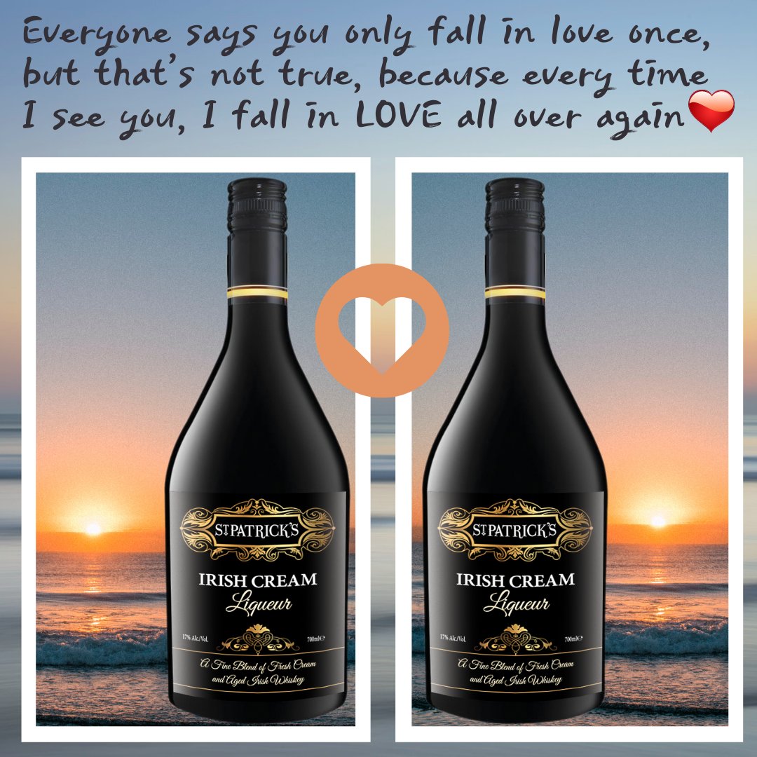 St. Patrick's Irish Cream Liqueur 💖❤️😍💞💕💗❣️ 

#Love #StPatricks #IrishCream #Liqueur