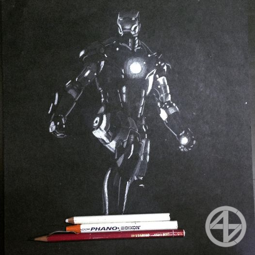 CarlosNaava's tweet photo. #ironman con la técnica de blanco sobre negro.
Hecho con #prismacolor #blanco #pc938, #marcador #phano #dixon , #lápiz #9h #stabilo sobre #cartoncillo #negro
#marvel #marvelcomics #mcu #disney #disneyplus #marveluniverse #avengers #stark #tonystark #drawing #dibujo #byn #bw https://t.co/JvEMufrtWh
