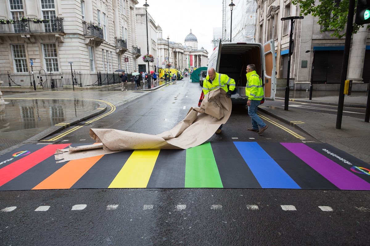 The first actual Rainbow Crossings came back in 2014 and was not done by a local authority but TFL.It was led by former Chair of TFL’s LGBT Staff Network,  @MartynLoukesThe crossings weren't permanent but popped up 3 times in 2014 for Pride in London, Gay Marriage and...
