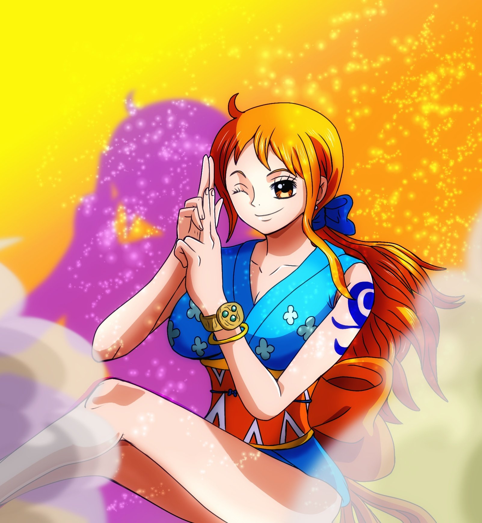 one piece wano arc nami  Mangá one piece, Anime, One piece