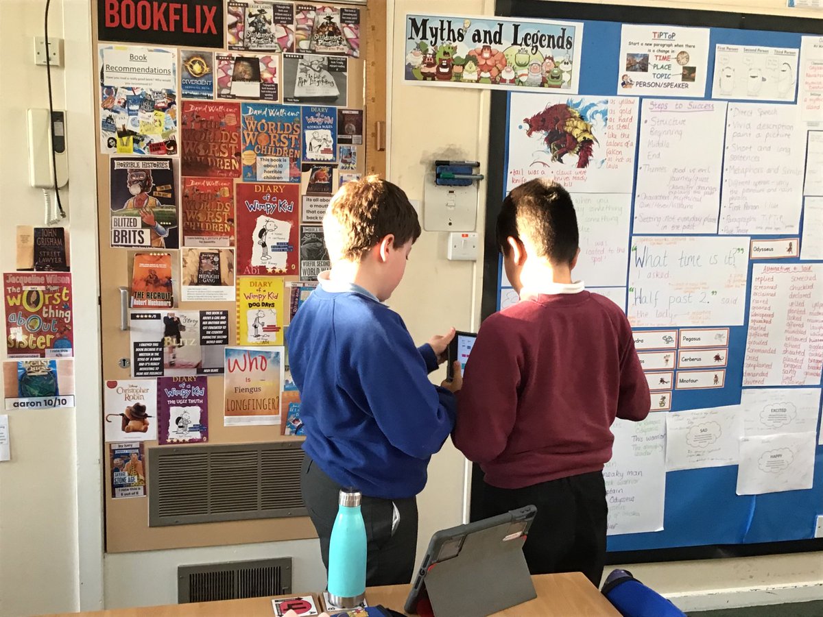 AytonPrimary's tweet photo. P6/7 working with their partners to perfect their presentations. Almost ready to present in front of the whole class... https://t.co/pr9BurImfj