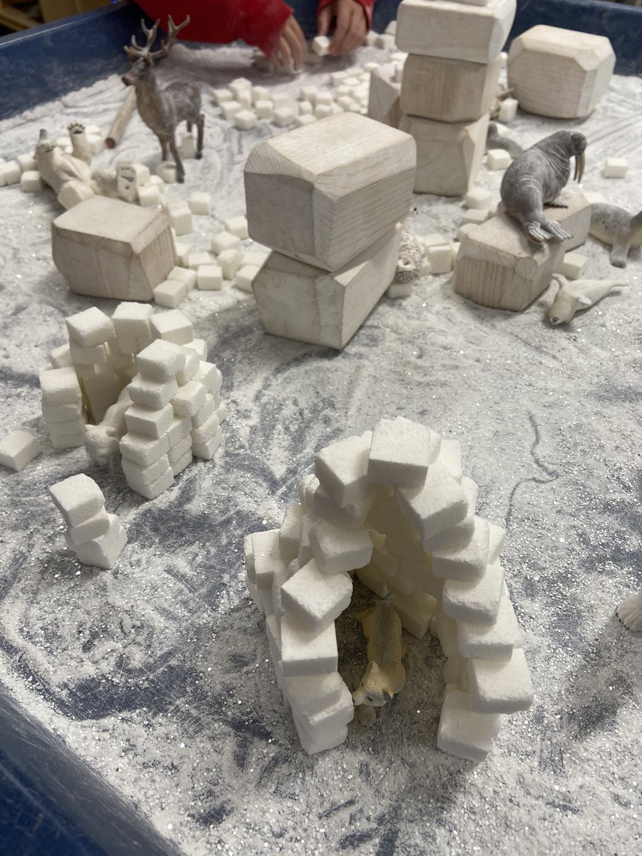 stockbridge_ps's tweet photo. Thank you Friends of Stockbridge for our small world polar animals. Today P1 constructed igloos and wrote their own books about polar animals and the Arctic! #infantdepartment #childledlearning #explorativeplay #earlywriting https://t.co/FmGZ52Z2JI