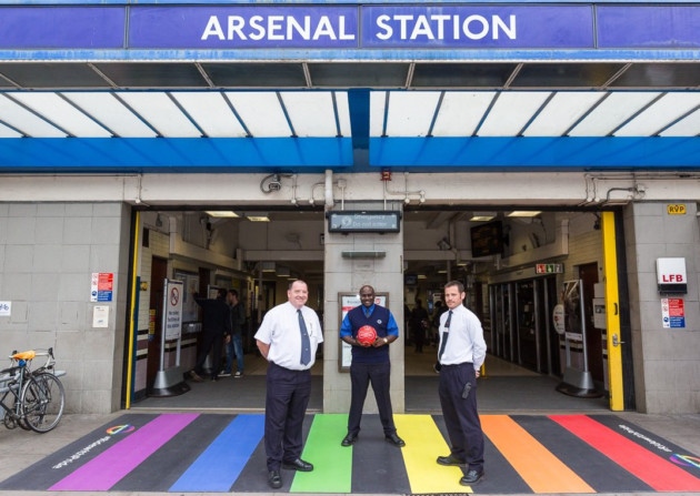 TFL also teamed up with Stonewall in September 2014 by laying a crossing outside of Arsenal Underground station in support of their  #RainbowLaces campaign. After the boom of 2014, it would be 4 years until another Rainbow Crossing would appear in London again.