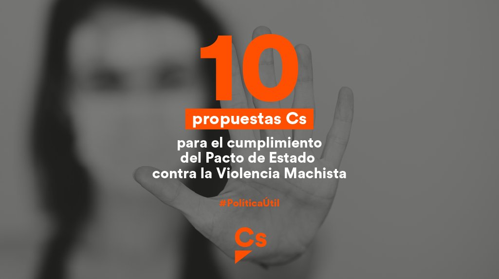 CiudadanosCs's tweet photo. 🍊Desde Cs seguimos trabajando para erradicar la #ViolenciaMachista. 

👉Hoy más que nunca reivindicamos las iniciativas que hemos presentado en el @Congreso_Es y el @SenadoEsp para que se ejecute de forma eficaz el Pacto de Estado. 

#DíaContraLaViolenciaDeGénero 
¡Dentro hilo! https://t.co/dVauSGYkNv