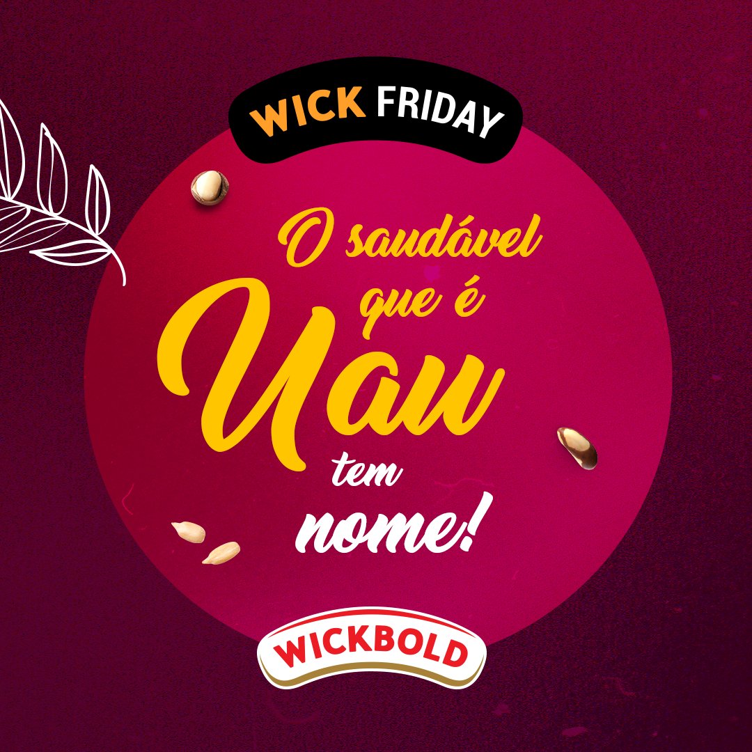 WickboldOficial's tweet photo. Saudável que é UAU? Vem de Wick!
Até o fim desta semana, vamos revelar uma novidade incrível pros wicklovers aproveitarem a Black Friday do melhor jeito: com a gente! Fique de olho em nossas redes sociais que em breve te contaremos tudo! 🤩
#wickbold #wicklovers #blackfriday2020 https://t.co/Hrn3lj7hsM