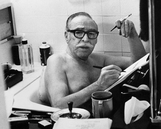 4. Write in the bathtubBenjamin Franklin and Dalton Trumbo both famously wrote while soaking. Agatha Christie also created her plots in a large Victorian bathtub (often while munching on apples.)