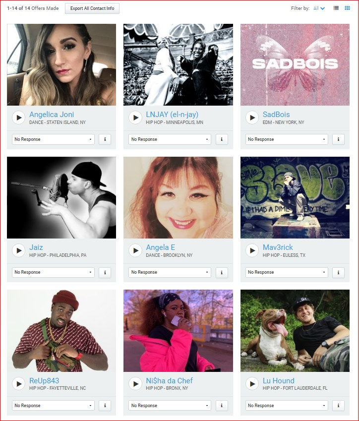 BlastFi's tweet photo. #JMediaFM / #BlastFMLtd remains the Pace Setter, Here are some of the Selected 100 Artists making up the following #Genres who are entering our Station #Rotation for #Global #Airplay, over the next 30 days from #Reverbnation. https://t.co/gqFtDs6CdR