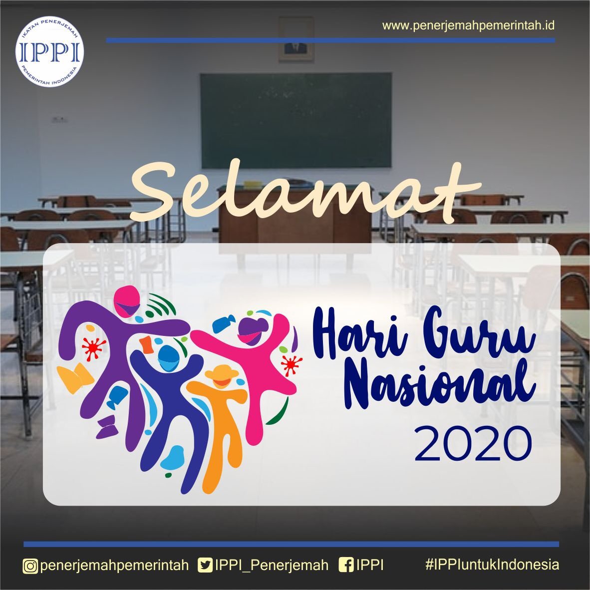 Selamat Hari Guru Nasional!

#selamatharigurunasional 
#IPPIuntukIndonesia