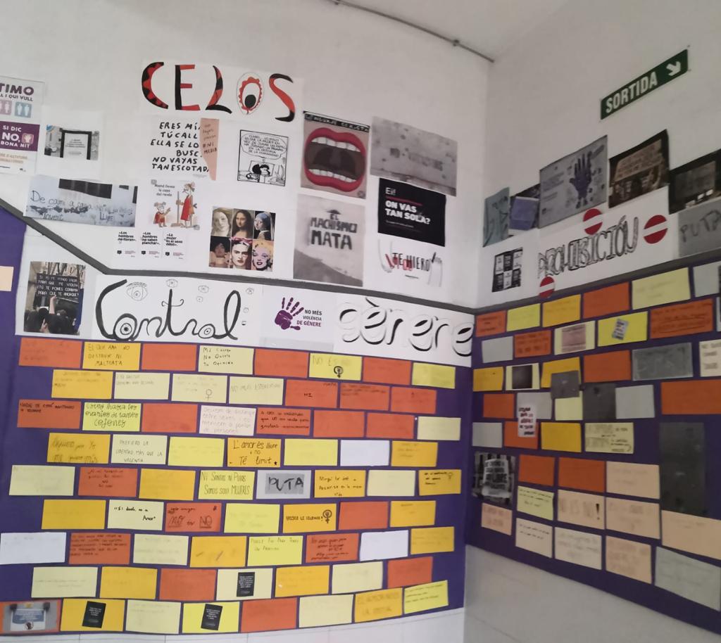 pompeufabrabdn's tweet photo. Un dels nostres principals objectius és formar bones persones. Per això, hem preparat activitats amb l'alumnat de tots els cursos de l'ESO per a informar i conscienciar sobre la violència masclista.
@xtec #25N #lesescoleslliuresdeviolències #programaeducat #desemmascarem https://t.co/PF154kQ2GK