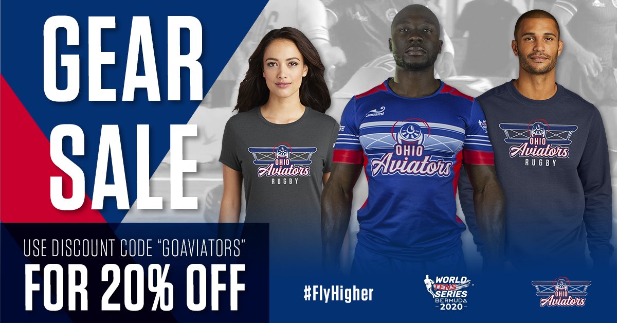 If you didn't get your hands on our exclusive World Tens Series 2020 gear during the tournament, now's your time to do it!

Our Black Friday deals run through Cyber Monday.

Save 20% off your ENTIRE ORDER using the code below at OhioAviators10s.com/store.

Code: GOAVIATORS