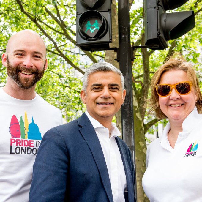 TFL would also go on to deliver London's first same sex traffic light filters (by Trafalgar Square along from legendary LGBT Cabaret venue, Halfway to Heaven) which appeared in support of Pride In London 2016 with the Mayor for London and are still there today.