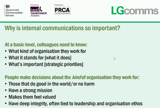 Why is internal communications so important?