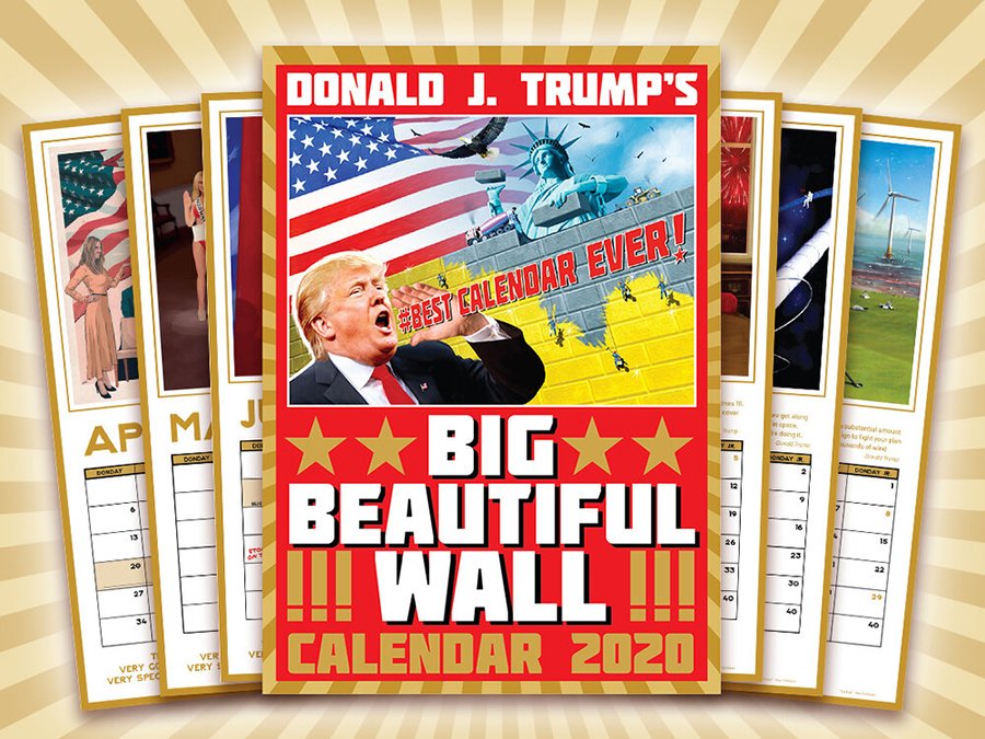 bbwallcalendar's tweet photo. @realDonaldTrump That's why everyone still needs the Big Beautiful Wall Calendar!

https://t.co/iZFsGI3vm7 https://t.co/0RjPB3GfOE