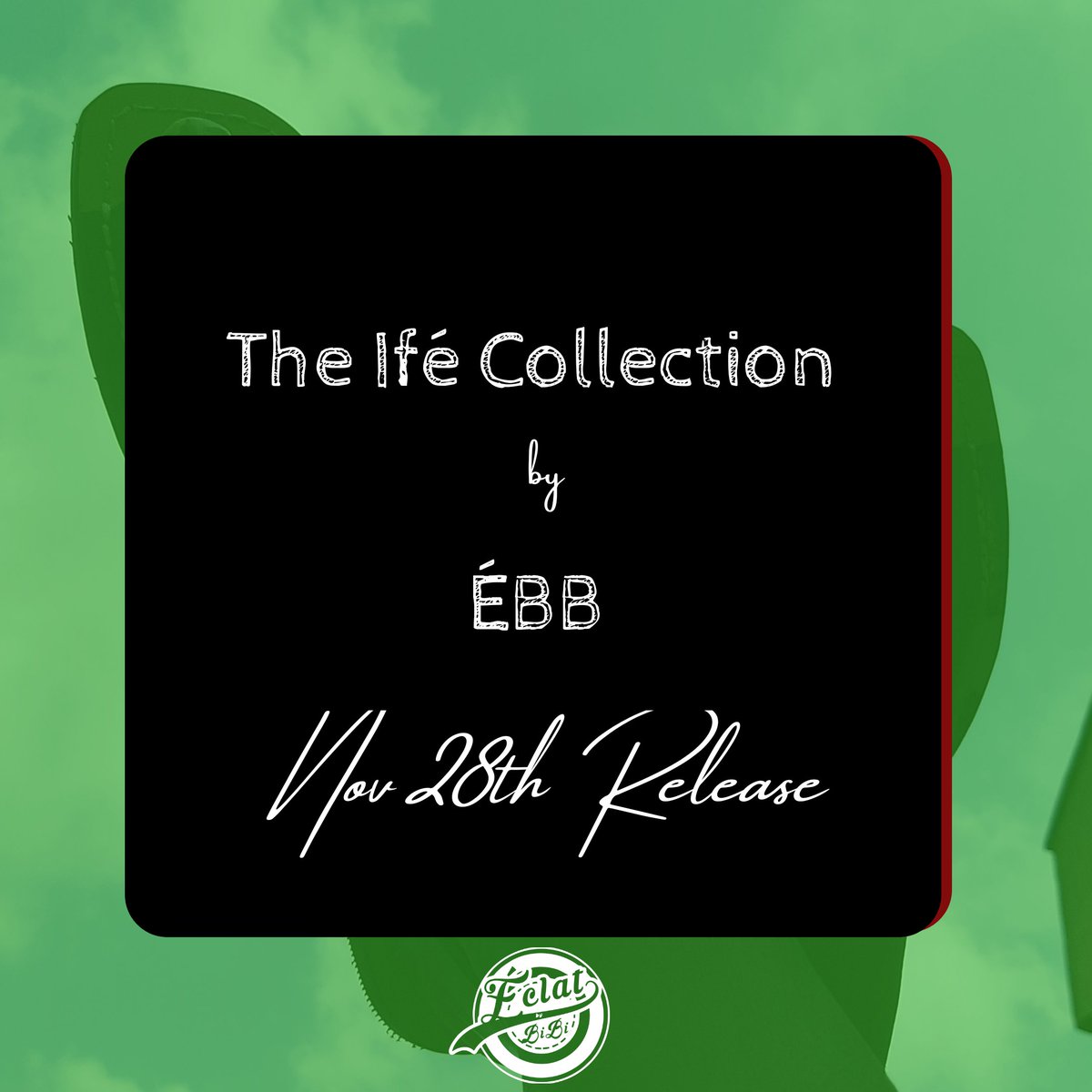 eclatbybibi's tweet photo. Save the date!
The Ife Collection drops 4pm WAT, November 28 on https://t.co/qQ9BvaeSlx
#TIC2020 #wearebb https://t.co/wksrNwY3JQ